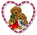 Two love puppy