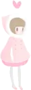 girl in pink