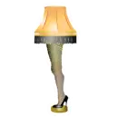 A Christmas story lamp