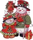 Familly Snowmens