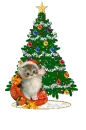 Cat and tree