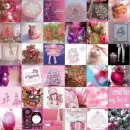 pink christmas background