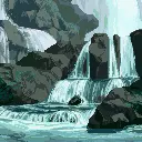 waterfalls