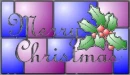 Merry christmas stained glass