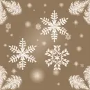 BROWN SNOWFLAKES BACKGROUND