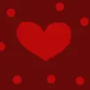 glitter heart