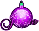 Jamie - Purple Ornament