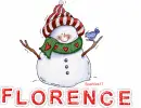 Cute snowman - Florence