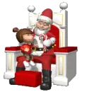 Santa with child