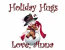 Holiday Hugs- Anna