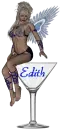 Fairy on a Glass - Edith