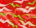 CHRISTMAS RIBBON BACKGROUND