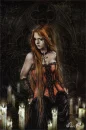 red gothic vampire