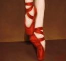 red shoes
