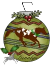 Horse Ornament ~ Genalyn