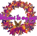 Welcome to my page wreath