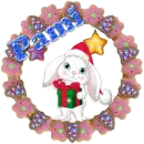 christmas cookie bunny Pami