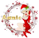 christmas cute santa girl Annie