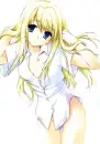 Blonde anime girl