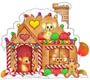 mice gingerbread house