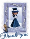 Blue winter girl-Thank you