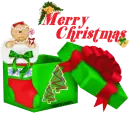 MERRY CHRISTMAS/GINGER GIRL.STOCKING