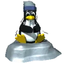 Iceberg penguin