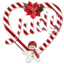 christmas candy heart Judy