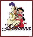 Christmas Jasmine and Aladdin