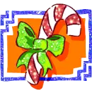 candy cane glitter 
