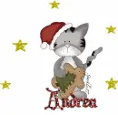 Christmas Kitty - Andrea