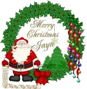 NAME JAYA/CHRISTMAS SANTA