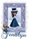 Blue winter girl-Genalyn