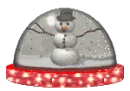 snowman snowglobe