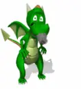 Dragon blowing smoke heart
