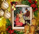 christmas familiy scene