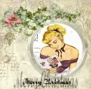 xmas card pinup