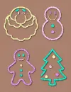 christmas cokies background