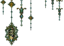 HANGING TURQUOISE JEWEL DIVIDER