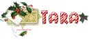 Holly holiday tag Tara