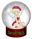 Andrea Tinkerbell Snowglobe