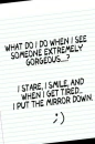 mirror down