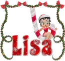 christmas betty boop santa Lisa