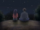 Under the starry sky