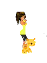 Girl Doll + Pet Giraffe