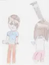 Keiichi & Rena (My Drawing)