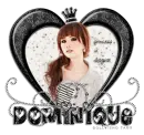 Black Heart Border with Crown
