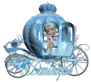 Blue Carriage with Fairy