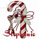 Candycane with elf