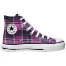 Purple and Black converse